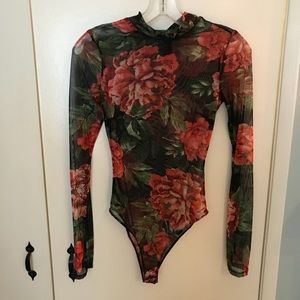 Floral bodysuit